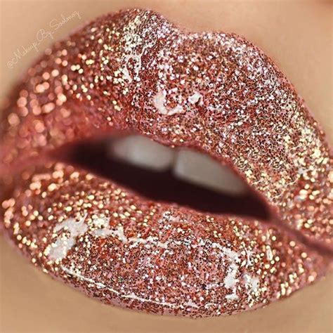 versace glitter lips|glitter lip makeup.